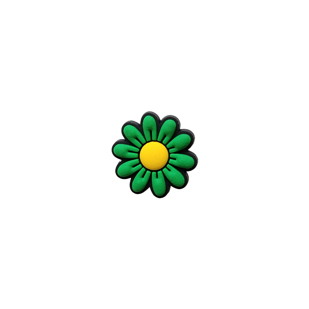 Green Flower Charm