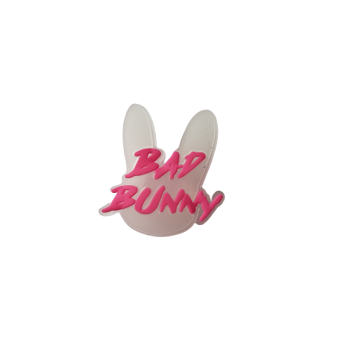 Big Pink Bunny Charm - GID