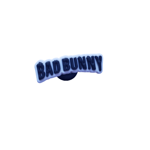 Bad Bunny Logo Charm