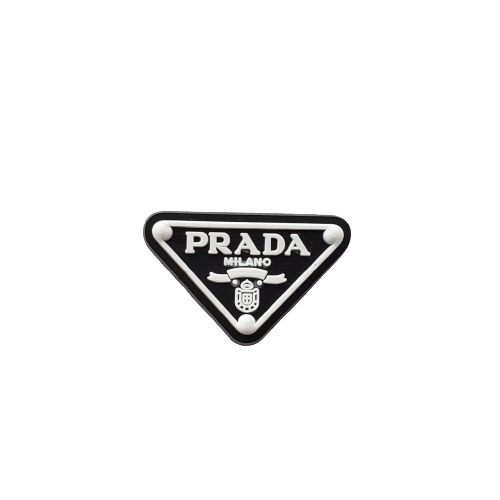 Black Prada Logo Charm