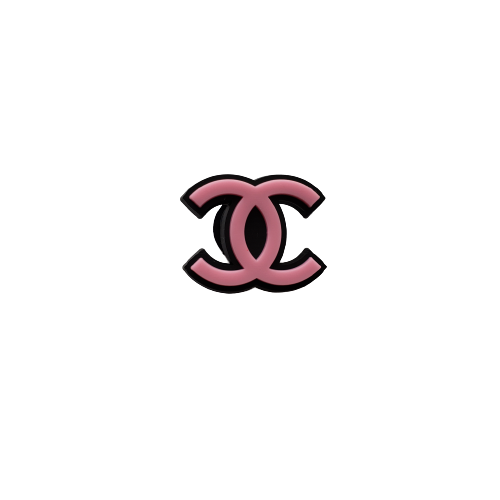 Pink Chanel Logo Charm