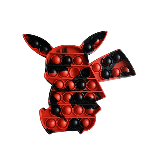 Pikachu Pop It - Red/Black
